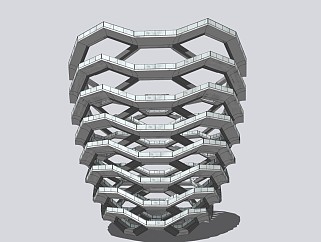 现代其它景观<em>小</em>建筑 循环楼梯